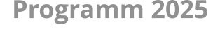 Programm 2025